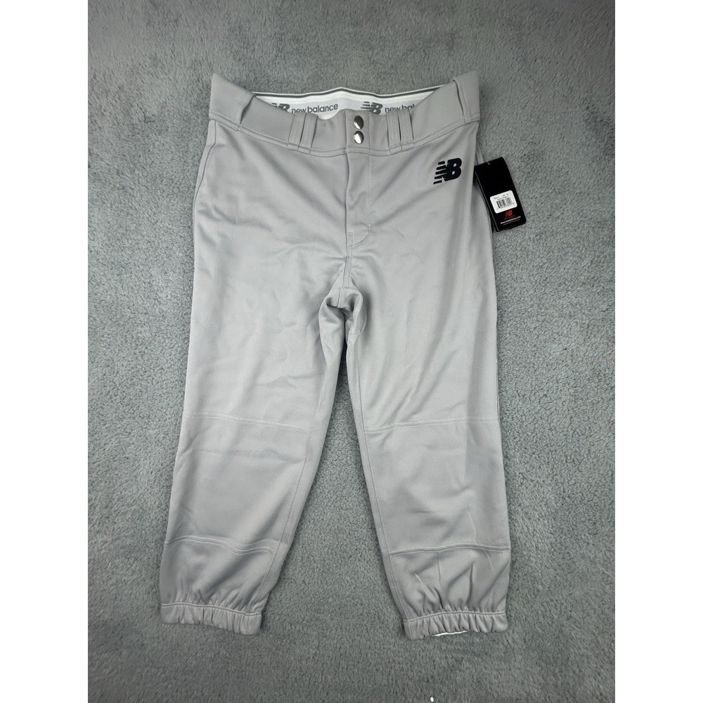 New Balance Youth Prospect 2 Fastpitch Softball Mid Calf Pant Gray Size XL NWT